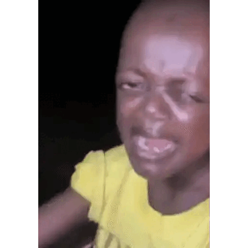 Crying Child Reaction Sticker