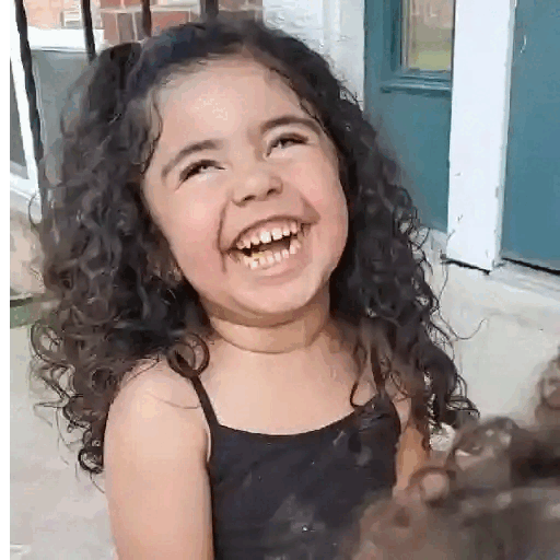 Joyful Laughing Child Sticker