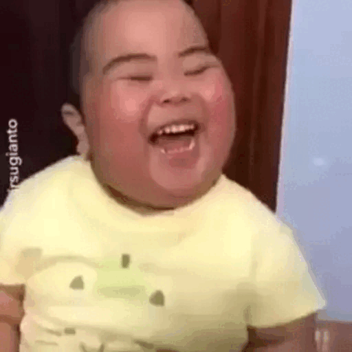 Laughing Child Sticker