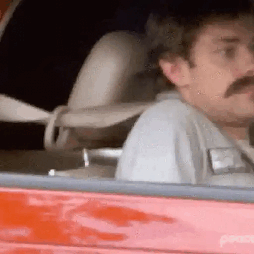 Surprised Car Reaction Sticker
