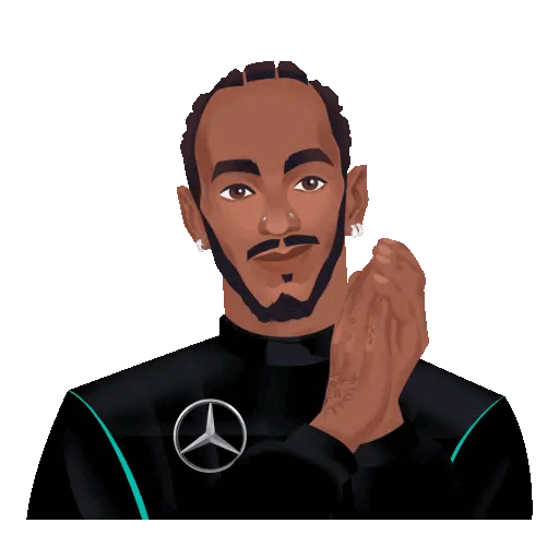 Racing Driver Applause Sticker