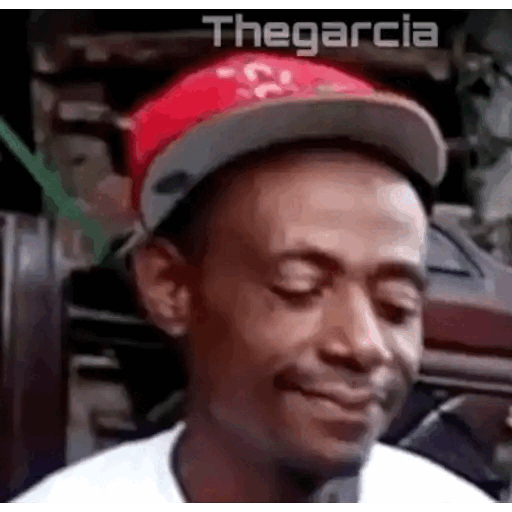 Animated Smiling Man with Cap GIF Sticker