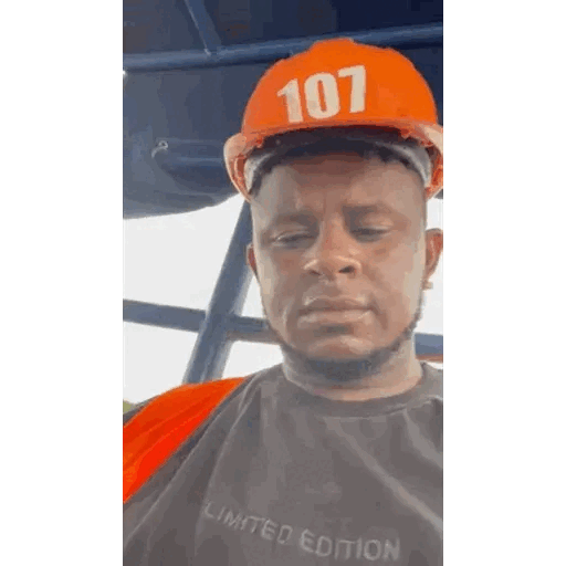 Animated Construction Worker Dance GIF Sticker