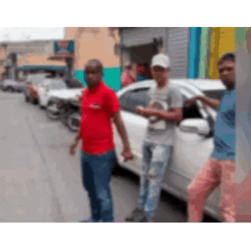 Animated Confused Street Scene GIF Sticker