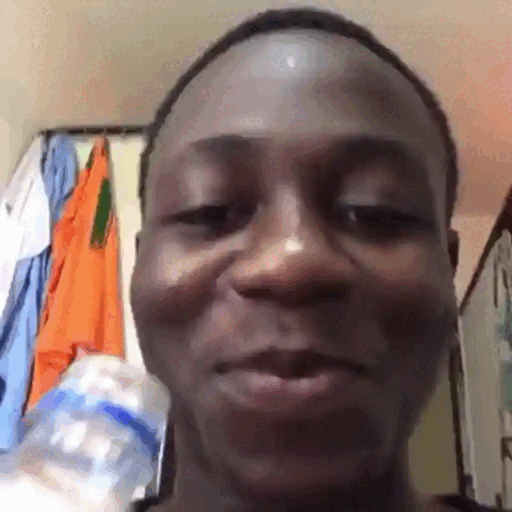 Animated Playful Water Bottle Flip GIF Sticker