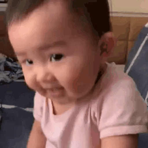 Animated Cute Baby Reaction GIF Sticker