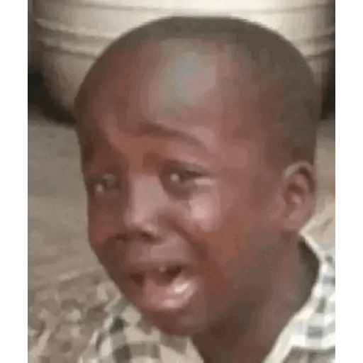 Animated Crying Child Meme GIF Sticker