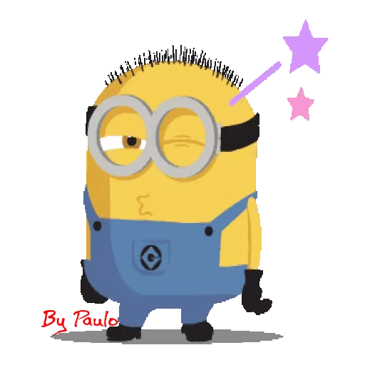 Animated Winking Cartoon Character GIF Sticker