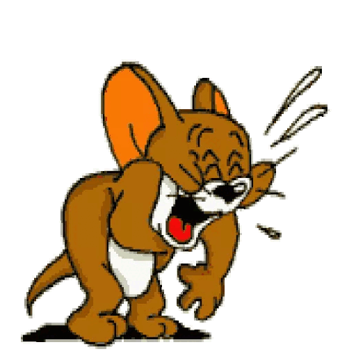 Animated Laughing Jerry GIF Sticker
