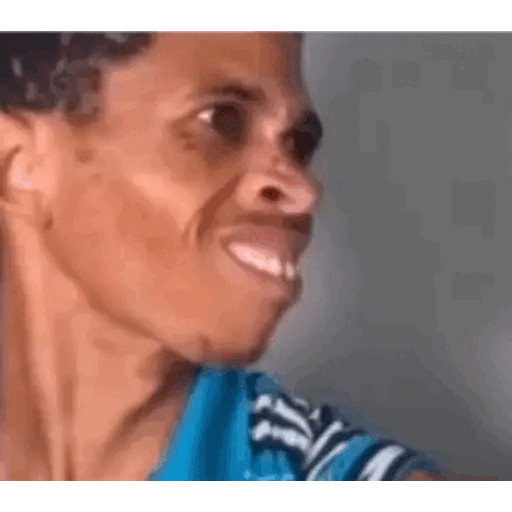 Animated Funny Side Eye Reaction GIF Sticker