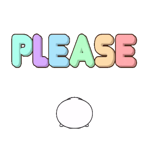 Animated Cute Please Request GIF Sticker