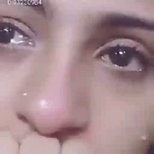 Animated Tearful Reaction GIF Sticker