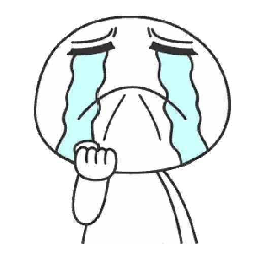 Animated Crying Cartoon Character_2 GIF Sticker