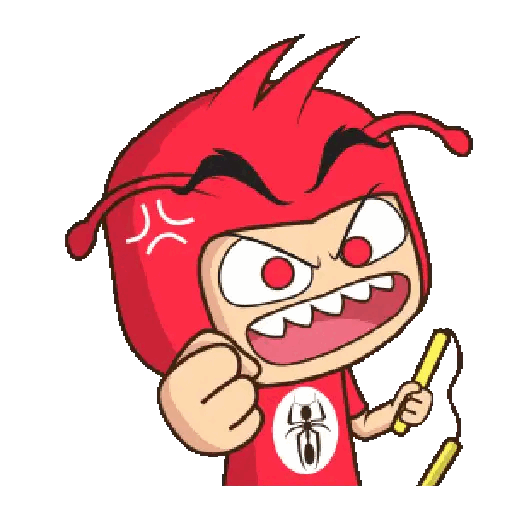 Animated Angry Cartoon Character GIF Sticker