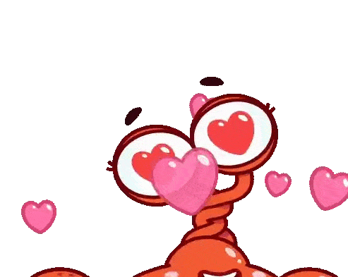Animated Heart-Eyed Cartoon Character_2 GIF Sticker