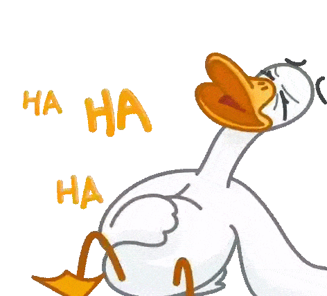 Animated Laughing Duck GIF Sticker