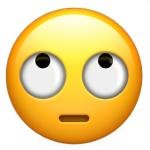 Eye Roll Emoji Sticker