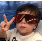 Cool Kid Peace Sign Sticker