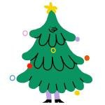 Dancing Christmas Tree Sticker