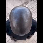 Shiny Bald Head Sticker