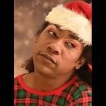 Skeptical Santa Look Sticker