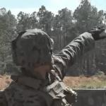Military Salute in Nature