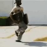 Animated Running with a TV GIF Sticker