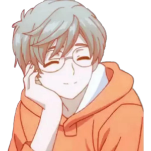 Smiling Anime Character
