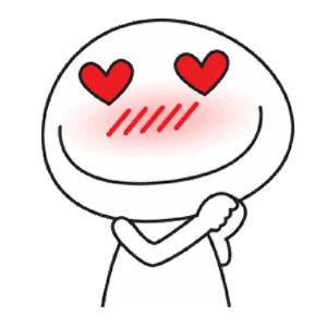 Blushing Heart Eyes