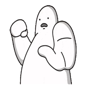 Cartoon Bear Fist Pump