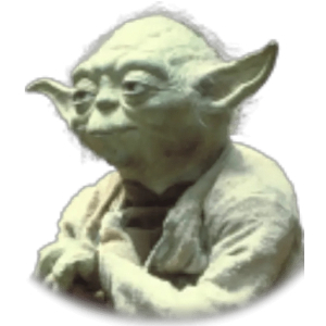 Wise Green Creature PNG Sticker