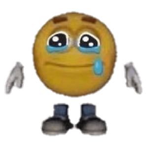 Sad Emoji with Tears