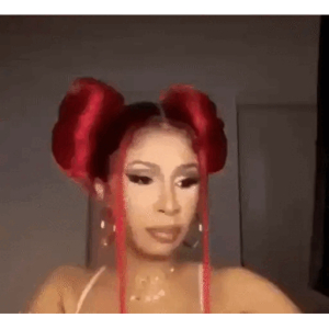 Animated Playful Hair Flip GIF Sticker