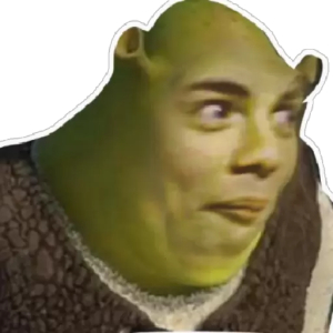 Funny Shrek Meme Face