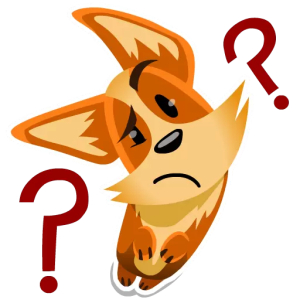 Confused Cartoon Dog