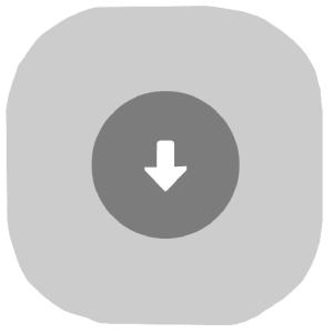 Simple Down Arrow PNG Sticker