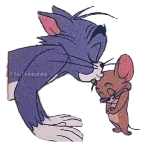Friendly Cat and Mouse