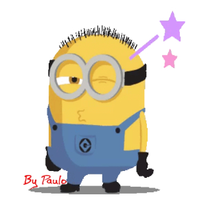 Winking Cartoon Character