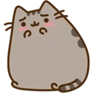 Cute Blushing Cat