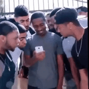 Group Reaction to Phone