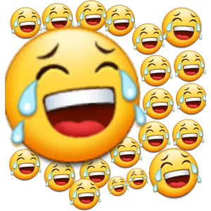 Laughing Tears Emoji Cluster