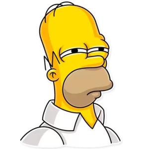 Skeptical Cartoon Character