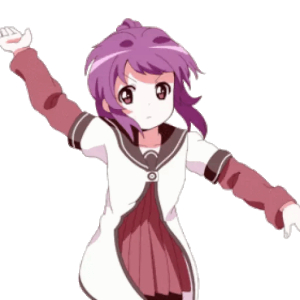 Animated Energetic Anime Girl Dance GIF Sticker