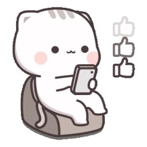 Cute Cat with Phone