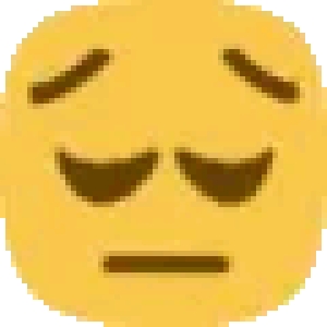 Pensive Emoji Face