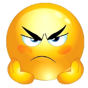 Grumpy Emoji