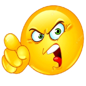 Angry Pointing Emoji