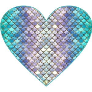 Mermaid Scale Heart_1