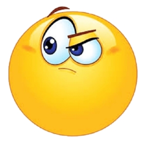 Skeptical Emoji Face