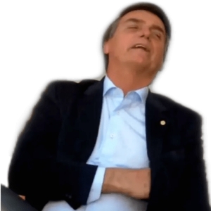 Relaxed Man Leaning Back PNG Sticker